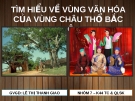 Bài thuyết trình Cơ sở văn hóa Việt Nam