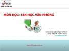 Bài giảng Tin học văn phòng - Trường Cao Đẳng nghề ISPACE