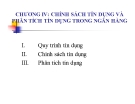 Bài giảng Ngân hàng thương mại: Chương 4 - Trần Phước Huy