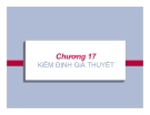 Bài giảng chương 14: Kiểm định giả thuyết