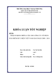 Khóa luận tốt nghiệp: Hoạch định chiến lược cho công ty cổ phần bảo hiểm bưu điện Việt Nam giai đoạn 2009-2014