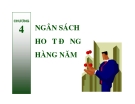 Bài giảng Ngân sách hoạt động hằng năm