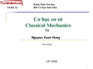 Bài giảng Cơ học tính toán: Cơ học cơ sở Classical Mechanics - Nguyễn Xuân Hùng