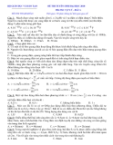 Đề thi thử tuyển sinh Đại học môn Vật lý khối A năm 2010 (Kèm đáp án)