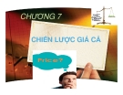 Bài giảng Marketing du lịch: Chương 7