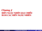 Bài giảng Lý thuyết xác suất và thống kê toán: Chương 4 - Mai Cẩm Tú