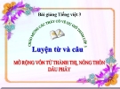 Slide bài TLV: Kéo cây lúa lên, nói về thành thị - Tiếng việt 3 - GV.N.Tấn Tài