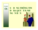 Bài giảng Kế toán quản trị: Chương 6 (tt) - TS. Đào Thị Thu Giang