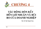 Bài giảng Tài chính doanh nghiệp: Chương 4 - ThS. Thô Thị Thanh Trúc