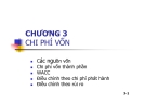 Bài giảng Tài chính doanh nghiệp: Chương 3 - Chi phí vốn