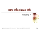 Bài giảng Tài chính phái sinh: Chương 7 - Hợp đồng hoán đổi