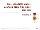 Bài giảng Tài chính phái sinh: Chương 3 - Các chiến lược phòng ngừa sử dụng hợp đồng giao sau