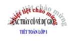 Bài giảng Toán 1 chương 3 bài 14: Xăng-ti-mét. Đo độ dài