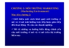 Bài giảng Quản trị maketing: Chương 2 - Môi trường marketing