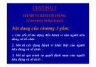 Bài giảng Quản trị maketing: Chương 3 - Hành vi khách hàng