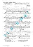 Đề thi thử đại học lần 2 môn Vật lý năm 2012 - Sở GD & ĐT Nghệ An - Trường THPT Thái Hòa - Đề 254 