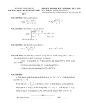Đề kiểm tra HK1 Toán 11 (2012-2013) - THPT chuyên Lê Quý Đôn
