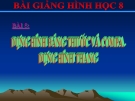 Bài giảng Hình học 8 chương 1 bài 5: Dựng hình bằng thước và compa. Dựng hình thang