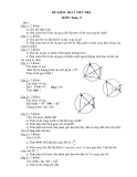 Đề kiểm tra 1 tiết HK2 môn Toán lớp 9 - (Kèm đáp án) đề số 4