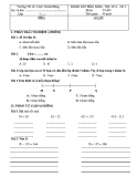 Đề khảo sát chất lượng đầu năm Toán 3 - Trường TH Số 2 Sơn Thành Đông (Kèm hướng dẫn chấm)