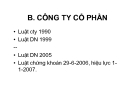 Bài giảng Công ty cổ phần (2012)