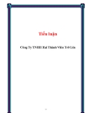 Bài tập nhóm: Công ty TNHH hai thành viên trở lên