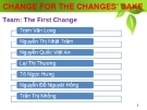 Thuyết trình: Change for the changes’ sake