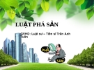 Thuyết trình: Luật phá sản