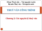 Bài giảng Thủy văn công trình: Chương 2