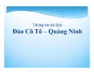 Thông tin du lịch: Đảo Cô Tô - Quảng Ninh