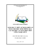 SKKN: Giáo dục ý thức sử dụng điện an toàn cho học sinh thông qua các bài học an toàn điện môn Công nghệ lớp 8