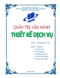 Tiểu luận: Thiết kế dịch vụ