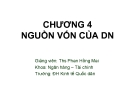 Bài giảng Tài chính doanh nghiệp: Chương 4 - Ths. Phan Hồng Mai