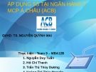 Thuyết trình: Áp dụng 5S tại ngân hàng TMCP Á Châu (ACB)