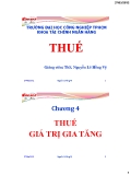 Bài giảng Thuế: Chương 4 - ThS. Nguyễn Lê Hồng Vỹ