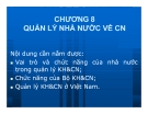 Bài giảng Quản lý công nghệ: Chương 8