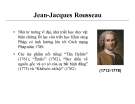 Thuyết trình: Tìm hiểu tư tưởng của Jean-Jacques Rousseau