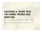 Bài giảng Quản trị giá trong doanh nghiệp: Chương 4