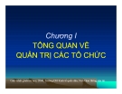 Bài giảng Quản trị học: Chương 1 - ĐH Kinh tế Quốc dân