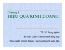 Bài giảng Quản trị kinh doanh: Chương 4 - TS. Vũ Trọng Nghĩa