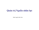 Bài giảng Quản trị nguồn nhân lực: Chương 1 - Nguyễn Đức Kiên