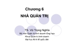 Bài giảng Quản trị kinh doanh: Chương 6 - TS. Vũ Trọng Nghĩa