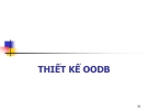 Bài giảng Cơ sở dữ liệu hướng đối tượng: Phần 2 - Phạm Thị Anh Lê