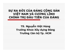 Bài giảng Sự ra đời của Đảng cộng sản Việt Nam và cương lĩnh chính trị đầu tiên của Đảng - TS. Nguyễn Việt Hùng