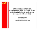 Bài giảng Những nội dung cơ bản của cương lĩnh xây dựng đất nước trong thời kỳ quá độ lên chủ nghĩa xã hội - GV. Thạch Kim Hiếu