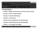 Bài giảng Cơ học ứng dụng: Chương II - ThS. Nguyễn Thanh Nhã