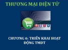 Bài giảng Thương mại điện tử: Chương 6 - ThS. Thái Kim Phụng