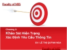 Bài giảng Hệ thống thông tin: Chương 2 - GV. Lê Thị Quỳnh Nga