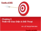 Bài giảng Hệ thống thông tin: Chương 9 - GV. Lê Thị Quỳnh Nga