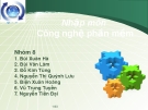 Bài thuyết trình: Nhập môn Công nghệ phần mềm - Chương 3